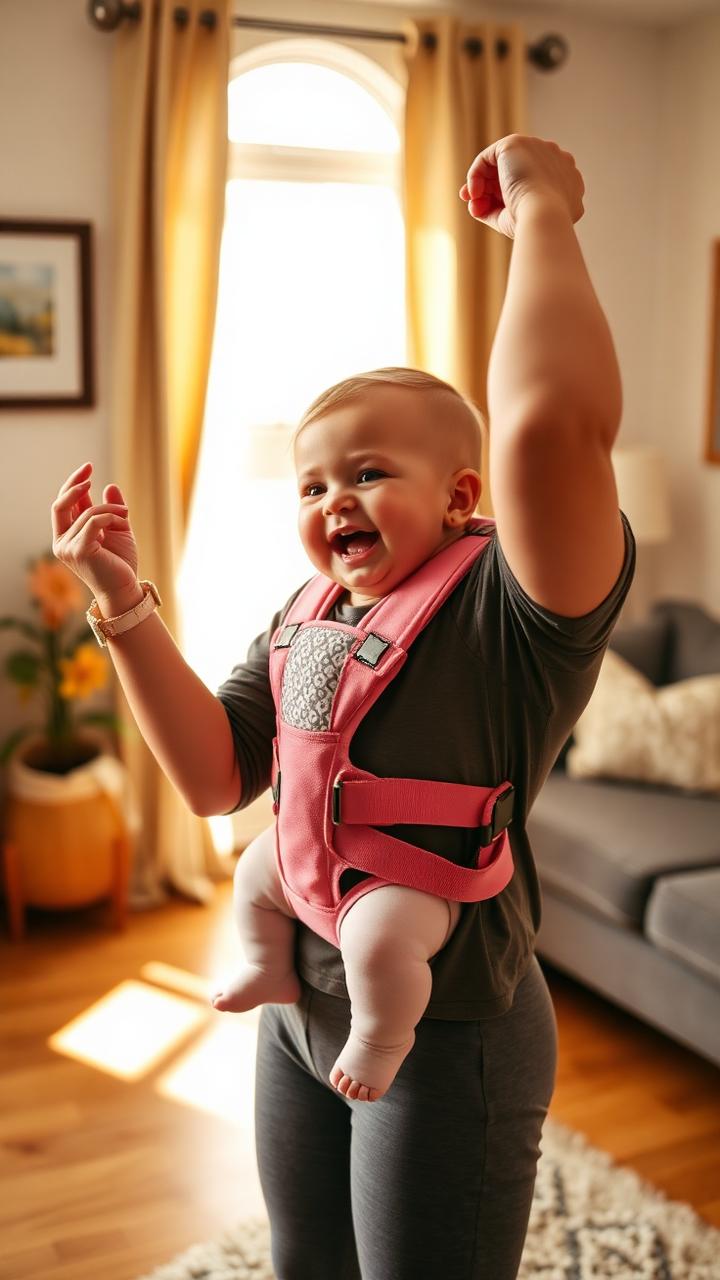 Dani & Ivy using LittleLifts at home